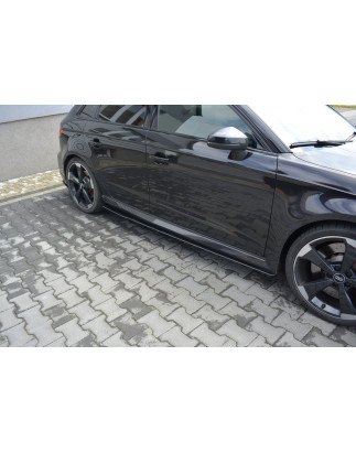 Diffusori minigonne racing V.1AUDI Audi RS3 8V FL Sportback (Cod. M-AU-RS3-8VF-CNC-SD1A)
