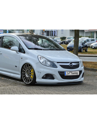 Spoiler paraurti anteriore in abs Opel Corsa D OPC (Cod. IN-INE-570031DOPC-ABS-G)