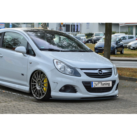 Spoiler paraurti anteriore in abs Opel Corsa D OPC (Cod. IN-INE-570031DOPC-ABS-G)