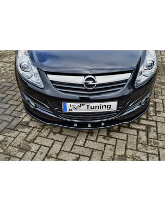 Spoiler paraurti anteriore in abs Opel Corsa D GSI + Sport +  OPC -Line 1 Paket  (Cod. IN-INE-570031