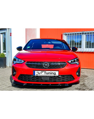 Spoiler paraurti anteriore in abs Opel Corsa F GS-Line (Cod. IN-INE-570031F-ABS-C)