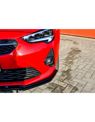 Spoiler paraurti anteriore in abs Opel Corsa F GS-Line (Cod. IN-INE-570031F-ABS-G)