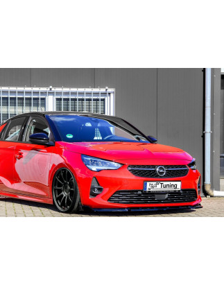 Spoiler paraurti anteriore in abs con flaps laterali Opel Corsa F GS-Line (Cod. IN-INE-570031FW-ABS)