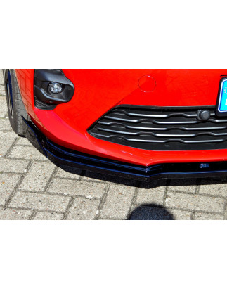 Spoiler paraurti anteriore in abs con flaps laterali Opel Corsa F GS-Line (Cod. IN-INE-570031FW-ABS)