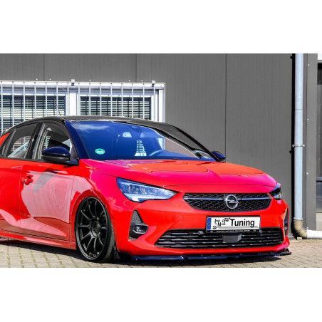 Spoiler paraurti anteriore in abs con flaps laterali Opel Corsa F GS-Line (Cod. IN-INE-570031FW-ABS-