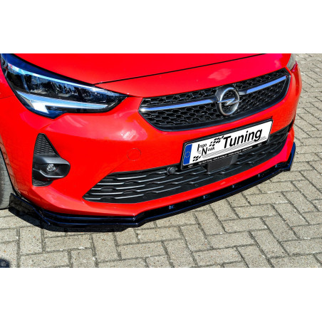 Spoiler paraurti anteriore in abs con flaps laterali Opel Corsa F GS-Line (Cod. IN-INE-570031FW-ABS-