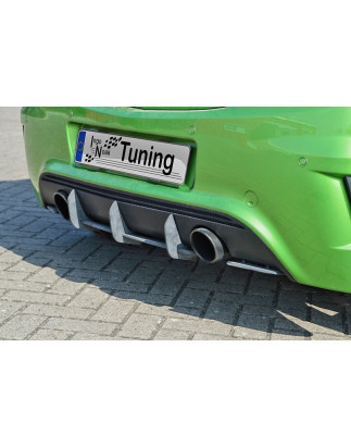 Sottoparaurti posteriore race look con flaps Opel Corsa D OPC        Nürburging Edition (Cod. IN-IN