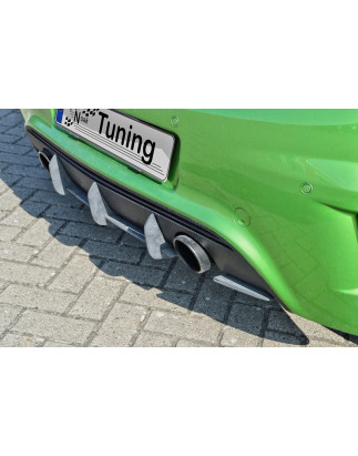 Sottoparaurti posteriore race look con flaps Opel Corsa D OPC        Nürburging Edition (Cod. IN-IN