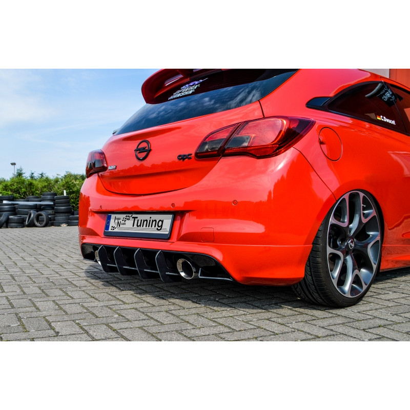 Kit pinne posteriori per diffusore e  lateralen   Opel Corsa E OPC (Cod. IN-INE-570045EOPCRT2-ABS)