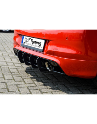 Kit pinne posteriori per diffusore e  lateralen   Opel Corsa E OPC (Cod. IN-INE-570045EOPCRT2-ABS)