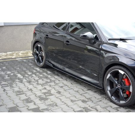 Diffusori minigonne racing V.2 Audi RS3 Sportback 8V Facelift (Cod. M-AU-RS3-8VF-CNC-SD2A)