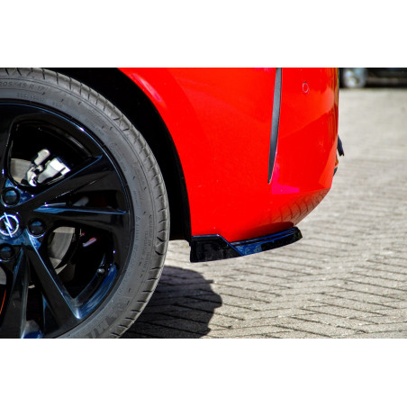 Sottoparaurti posteriori laterali  ABS  con flaps laterali  Opel Corsa F GS-Line (Cod. IN-INE-570045