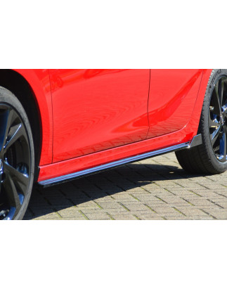 Set minigonne sottoporta con flaps posteriori Opel Corsa F GS-Line (Cod. IN-INE-570050FWH-ABS-2)