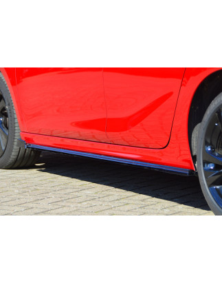 Set minigonne sottoporta con flaps anteriori Opel Corsa F (Cod. IN-INE-570050FWV-ABS)