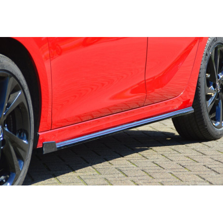 Set minigonne sottoporta con flaps anteriori Opel Corsa F (Cod. IN-INE-570050FWV-ABS-C-2)