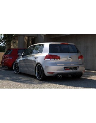 Sottoparaurti posteriore VW GOLF VI WITH 1 scarico HOLE (Cod. M-VW-GO-6-RS1G)
