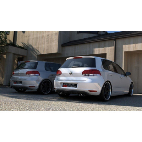 Sottoparaurti posteriore VW GOLF VI WITH 2 scarico HOLE (Cod. M-VW-GO-6-RS2G)