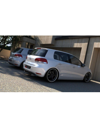 Sottoparaurti posteriore VW GOLF VI WITH 2 scarico HOLE (Cod. M-VW-GO-6-RS2G)