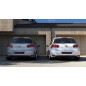 Sottoparaurti posteriore VW GOLF VI WITH 2 scarico HOLE (Cod. M-VW-GO-6-RS2G)