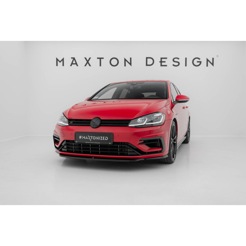 SPLITTER ANTERIORE V.5 Volkswagen Golf R / R-Line Mk7 Facelift (Cod. M-VW-GO-7F-R-FD5G)