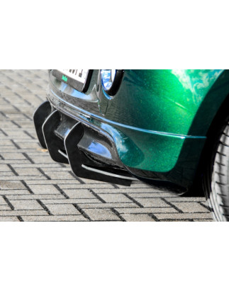 Sottoparaurti posteriore race look con flaps Opel Adam S + OPC Line (Cod. IN-INE-620045SRT-ABS)