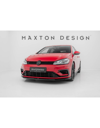 SPLITTER ANTERIORE V.6 Volkswagen Golf R / R-Line Mk7 Facelift (Cod. M-VW-GO-7F-R-FD6G)