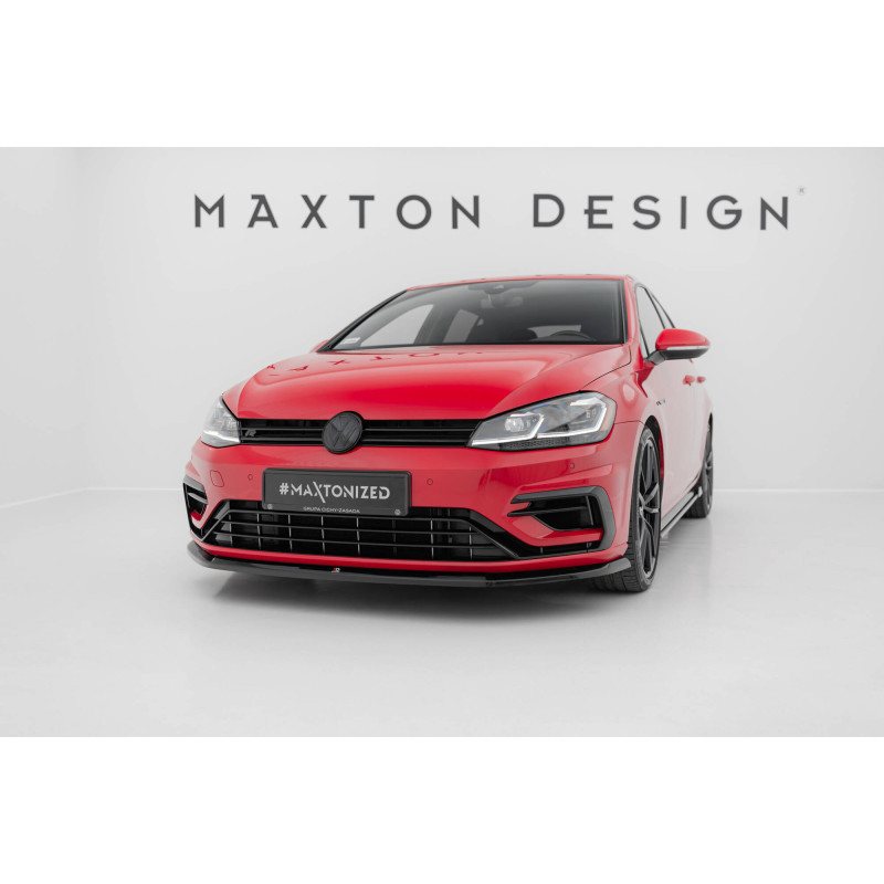 SPLITTER ANTERIORE V.6 Volkswagen Golf R / R-Line Mk7 Facelift (Cod. M-VW-GO-7F-R-FD6G)