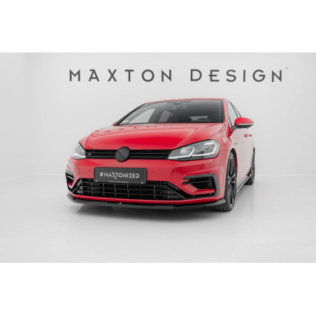SPLITTER ANTERIORE V.6 Volkswagen Golf R / R-Line Mk7 Facelift (Cod. M-VW-GO-7F-R-FD6G)