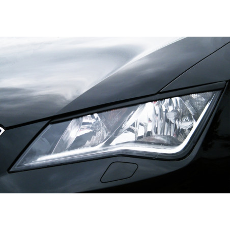 Scheinwerferblenden  Non zulässig an veicolin mit LED Scheinwerfern  Seat Leon 3  5F (Cod. IN-INE-7