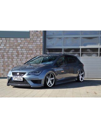 Spoiler paraurti anteriore Sportive 3 pezzi. Seat Leon 3  5F (Cod. IN-INE-700030C-ABS)