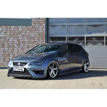 Spoiler paraurti anteriore Sportive 3 pezzi. Seat Leon 3  5F (Cod. IN-INE-700030C-ABS)