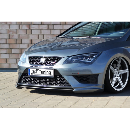 Spoiler paraurti anteriore Sportive 3 pezzi. Seat Leon 3  5F (Cod. IN-INE-700030C-ABS-2)