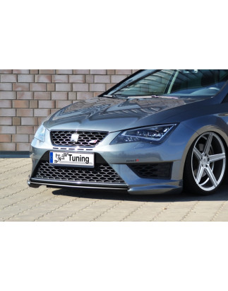 Spoiler paraurti anteriore Sportive 3 pezzi. Seat Leon 3  5F (Cod. IN-INE-700030C-ABS-C)