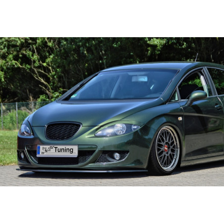 Spoiler paraurti anteriore in abs  Seat Leon 1P (Cod. IN-INE-700031-ABS-C)