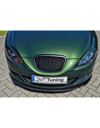 Spoiler paraurti anteriore in abs  Seat Leon 1P (Cod. IN-INE-700031-ABS-G)