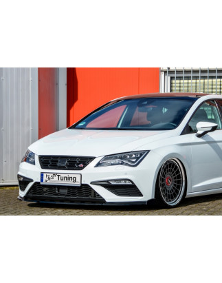 Spoiler paraurti anteriore in abs con flaps laterali Seat Leon 3 Facelift (Cod. IN-INE-700031C-ABS(F