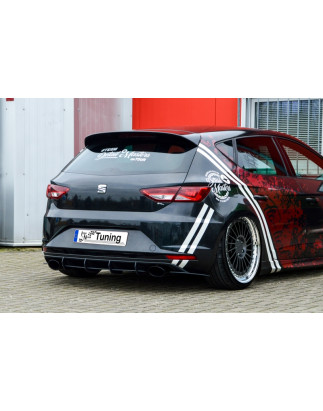 Kit pinne posteriori per diffusore incl. Seiten Flaps  Seat Leon 3  5F (Cod. IN-INE-700045CCRT-ABS)