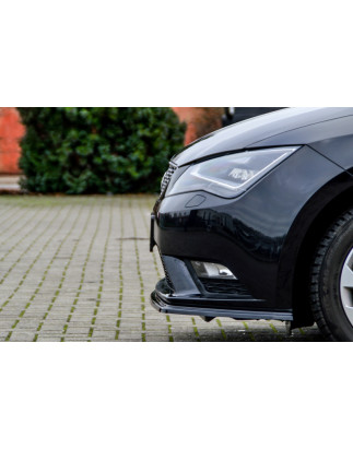 Spoiler paraurti anteriore in abs  Seat Leon 3  5F (Cod. IN-INE-700131C-ABS)
