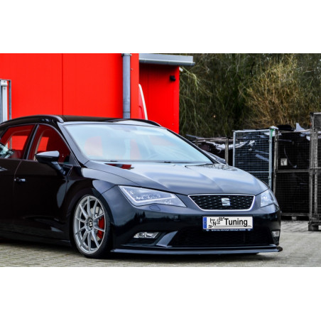 Spoiler paraurti anteriore in abs  Seat Leon 3  5F (Cod. IN-INE-700131C-ABS-G)