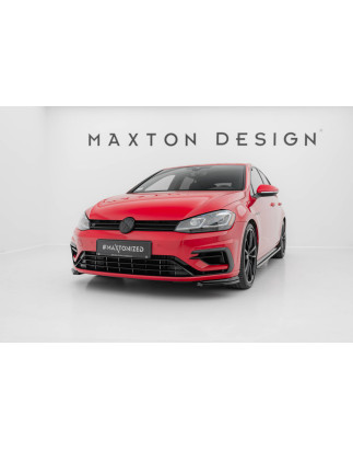 Splitters laterali anteriori Volkswagen Golf R / R-Line Mk7 Facelift (Cod. M-VW-GO-7F-R-FD8G)