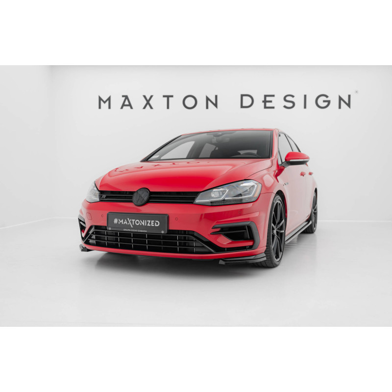 Splitters laterali anteriori Volkswagen Golf R / R-Line Mk7 Facelift (Cod. M-VW-GO-7F-R-FD8G)