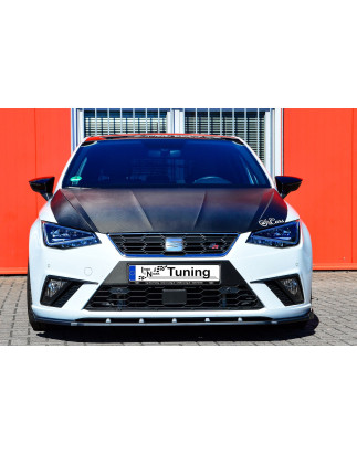 Spoiler paraurti anteriore in abs con flaps laterali Seat Ibiza 5 6F KJ (Cod. IN-INE-710031DW-ABS)