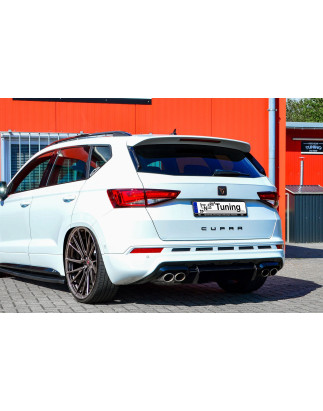 Sottoparaurti posteriore race look con flaps( adatto per AHK) Cupra Ateca 5FP (Cod. IN-INE-740045RRT