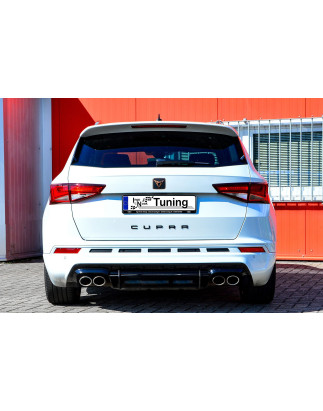 Sottoparaurti posteriore race look con flaps( adatto per AHK) Cupra Ateca 5FP (Cod. IN-INE-740045RRT
