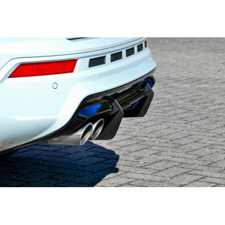 Sottoparaurti posteriore race look con flaps( adatto per AHK) Cupra Ateca 5FP (Cod. IN-INE-740045RRT