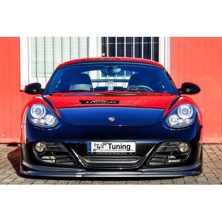 Spoiler paraurti anteriore in abs con alettone Porsche Cayman 987 (Cod. IN-INE-920031B(W)-ABS-G)
