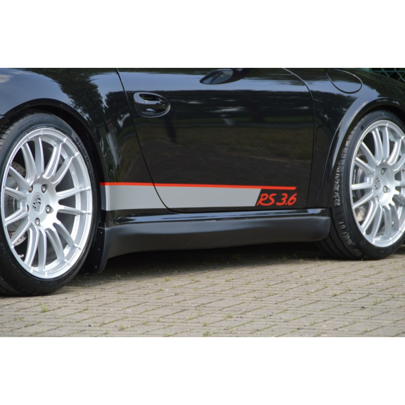Set minigonne  adatto solo per Turbo e 4S  Porsche 911  997 4S + Turbo (Cod. IN-INE-930050B-ABS)