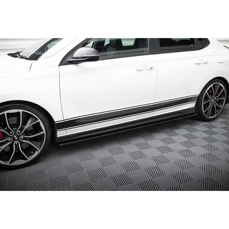 Diffusori minigonne V.1 Hyundai I30 N Mk3  / Fastback (Cod. M-HY-I30-3-N-SD1G)