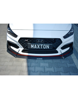 SPLITTER RACING ANTERIORE HYUNDAI I30 Mk3 N  (Cod. M-HY-I30-3-N-CNC-FD1A)