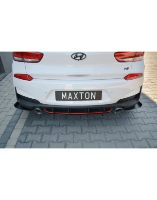 DIFFUSORE POSTERIORE HYUNDAI I30 Mk3 N  (Cod. M-HY-I30-3-N-CNC-RS1A)
